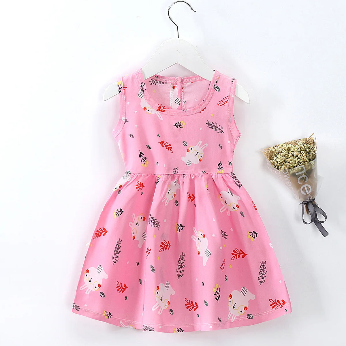 white christmas dresses Girl Dress Cotton Summer Kids Clothes Girls Children Flower Dresses Sl –  GETHSAM
