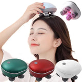 Electric Scalp Head Massager Red Light Therapy Antistress Relax Body Massage Remove Muscle Tension Tiredness