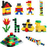 1000 DIY creative building blocks bulk set Urban Classic building blocks Assembled birthday gift children's educational toys