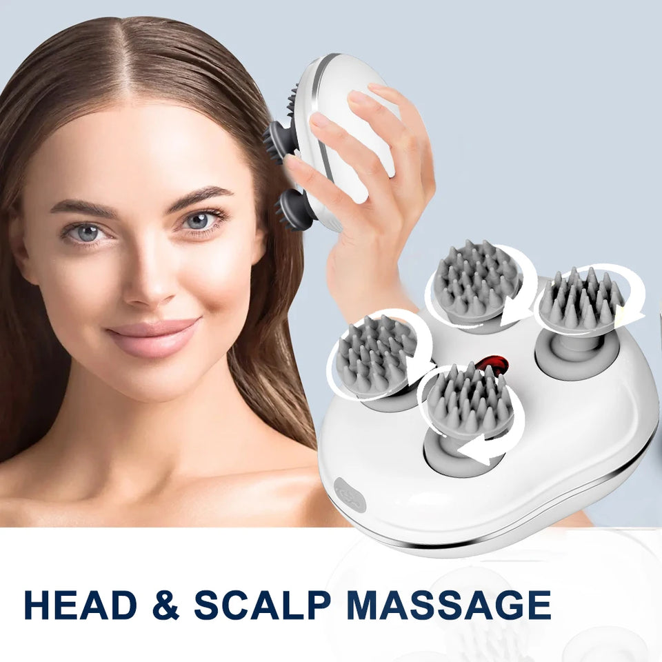 Head Scalp Massager for Red Light Promoting Hair Growth Kneading Vibra GETHSAM Head Scalp Massager for Red Light Promoting Hair Growth Kneading Vibra GETHSAM